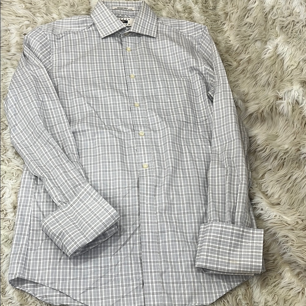 Joseph Abboud Gray Dress Shirt Classic Design